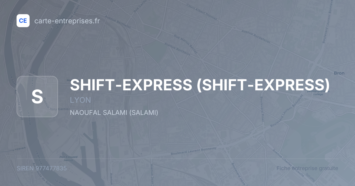 SHIFT-EXPRESS — 977477835 — fiche entreprise