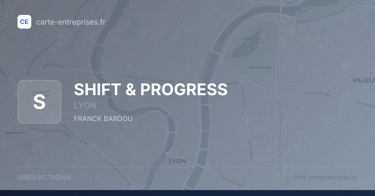 SHIFT & PROGRESS — 912750064 — fiche entreprise