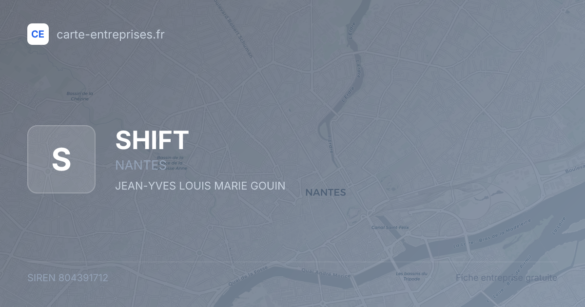 SHIFT — 804391712 — fiche entreprise