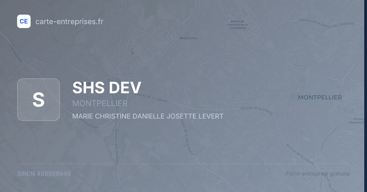 SHS DEV — 488559949 — fiche entreprise