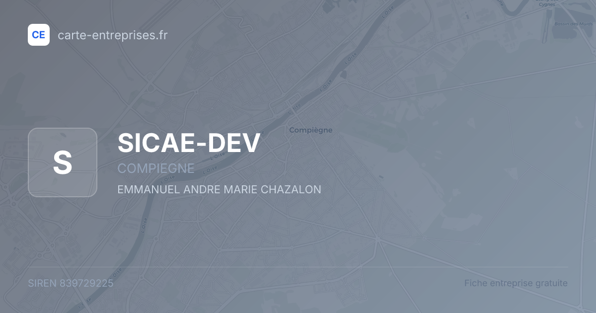 SICAE-DEV — 839729225 — fiche entreprise