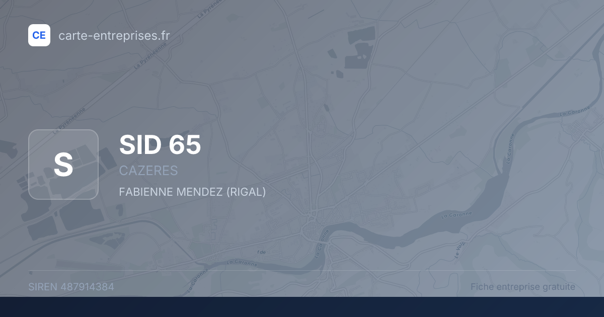 SID 65 — 487914384 — fiche entreprise