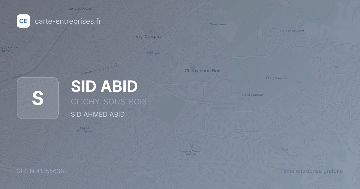 SID ABID — 413556382 — fiche entreprise