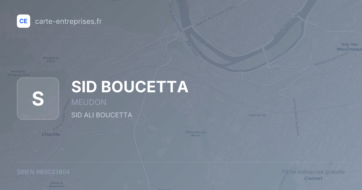 SID BOUCETTA — 983033804 — fiche entreprise