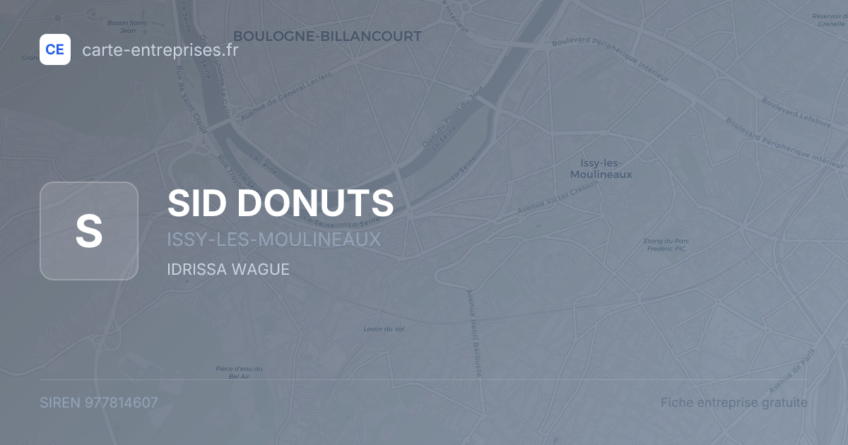 SID DONUTS — 977814607 — fiche entreprise