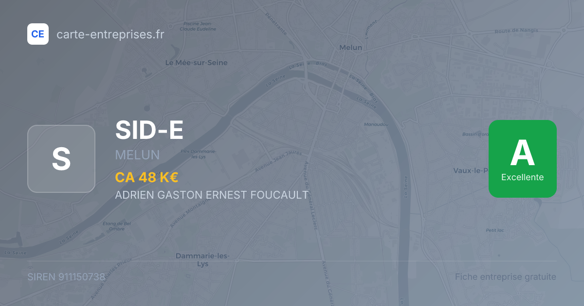 SID-E — 911150738 — fiche entreprise