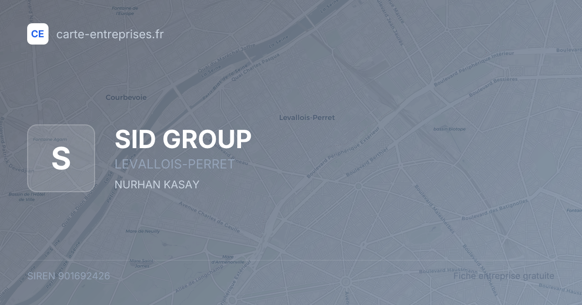 SID GROUP — 901692426 — fiche entreprise