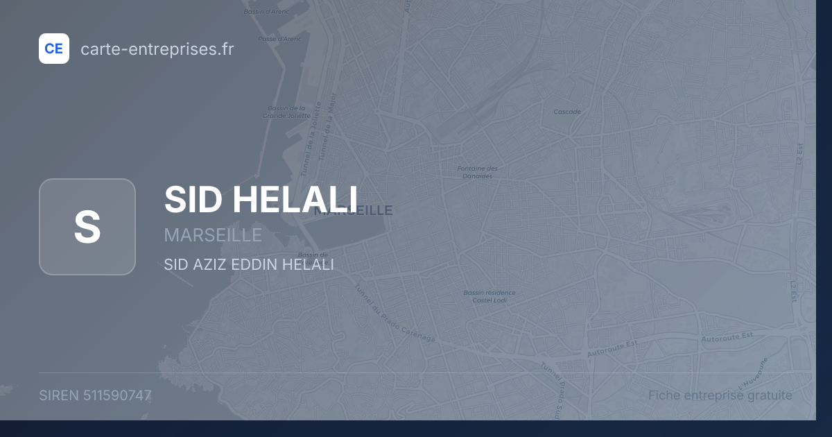 SID HELALI — 511590747 — fiche entreprise