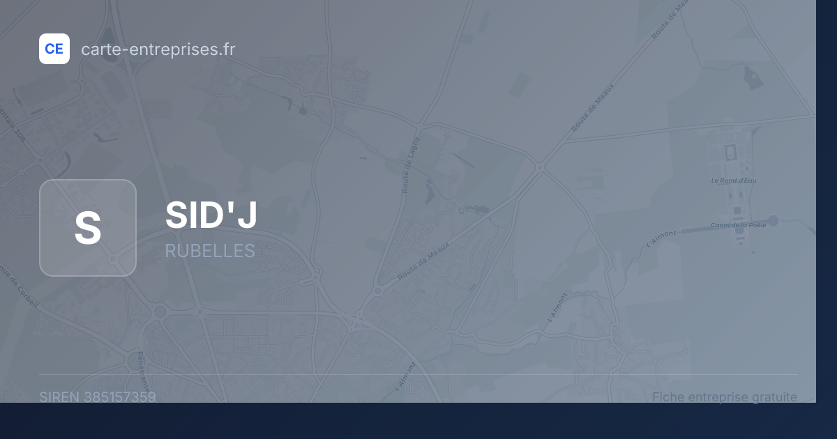SID'J — 385157359 — fiche entreprise