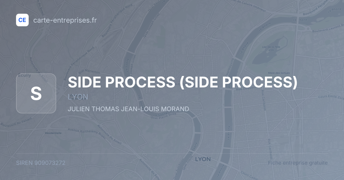 SIDE PROCESS — 909073272 — fiche entreprise