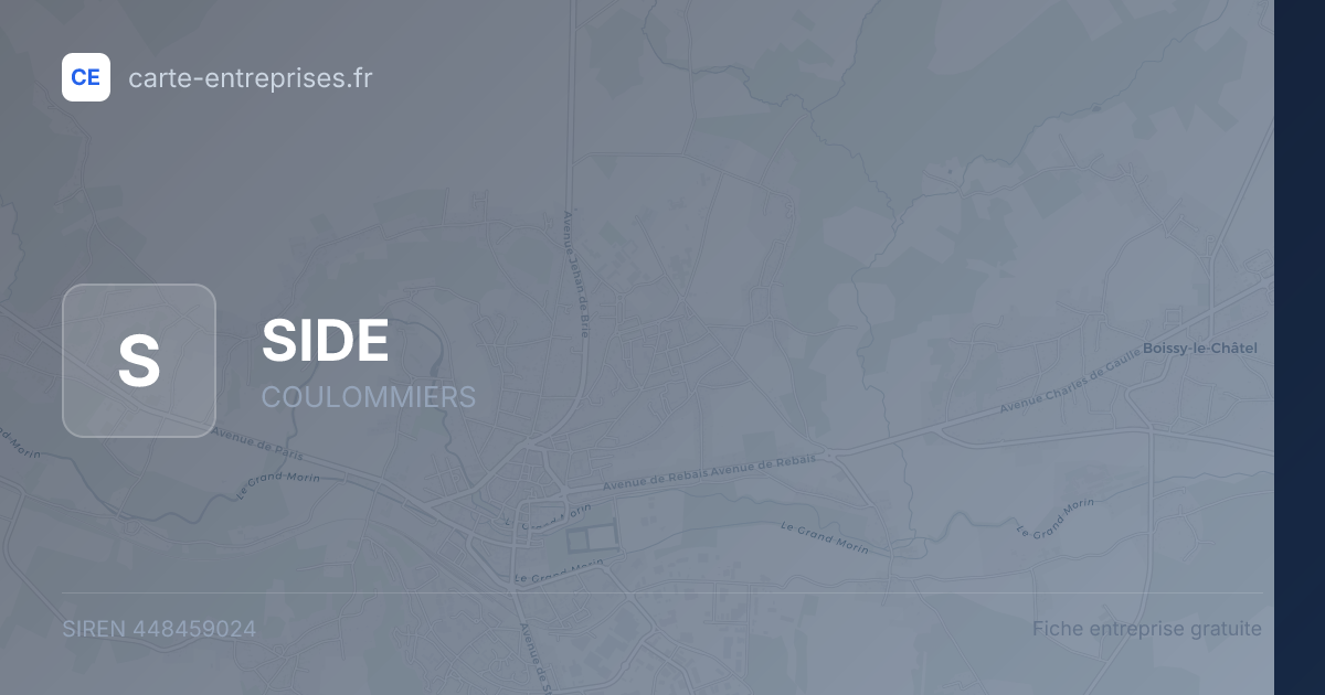 SIDE — 448459024 — fiche entreprise