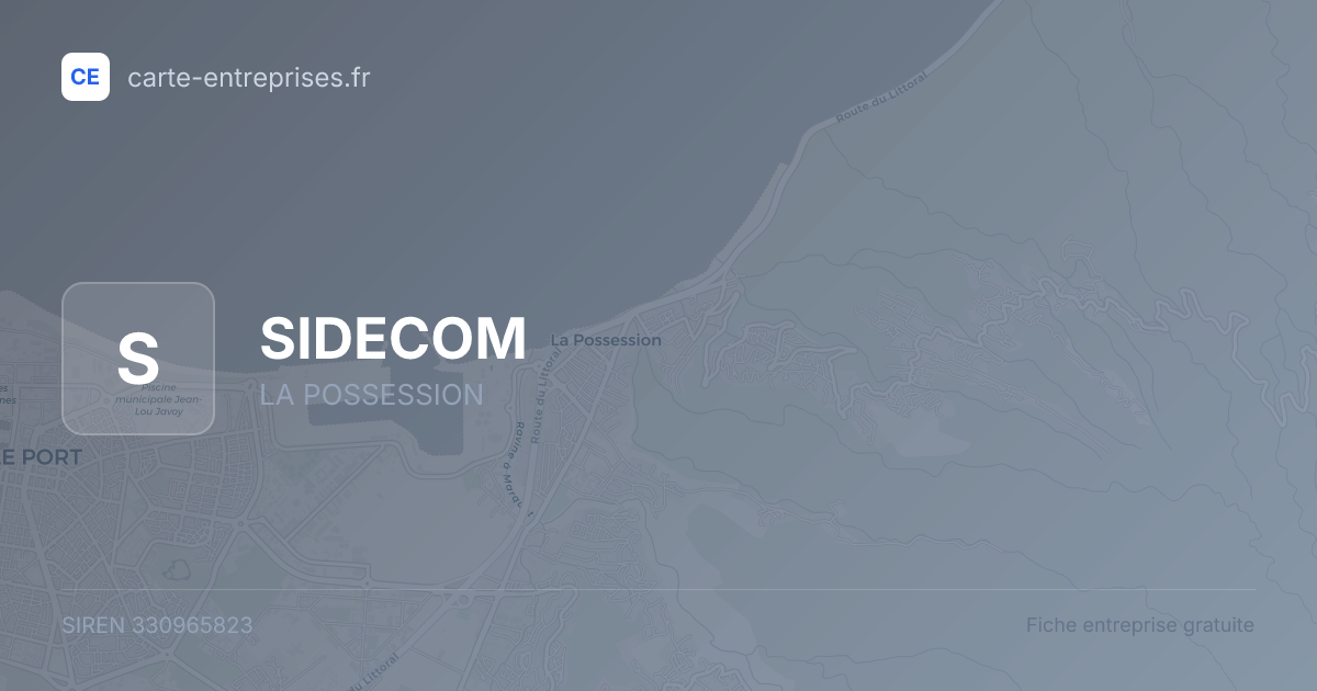 SIDECOM — 330965823 — fiche entreprise