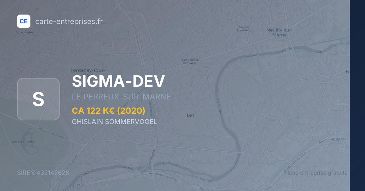SIGMA-DEV — 432142628 — fiche entreprise
