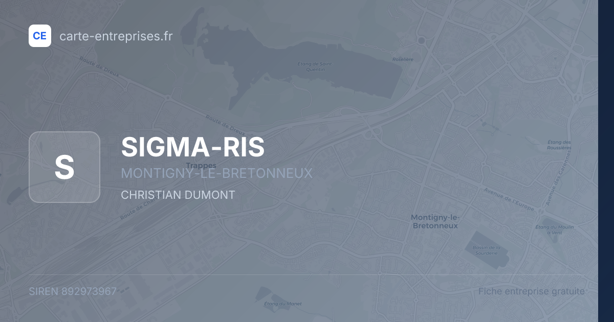 SIGMA-RIS — 892973967 — fiche entreprise