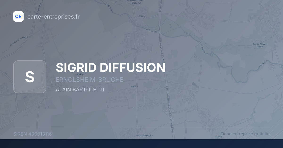 SIGRID DIFFUSION — 400013116 — fiche entreprise