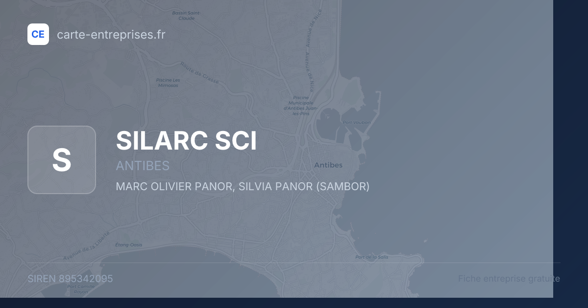 SILARC SCI — 895342095 — fiche entreprise