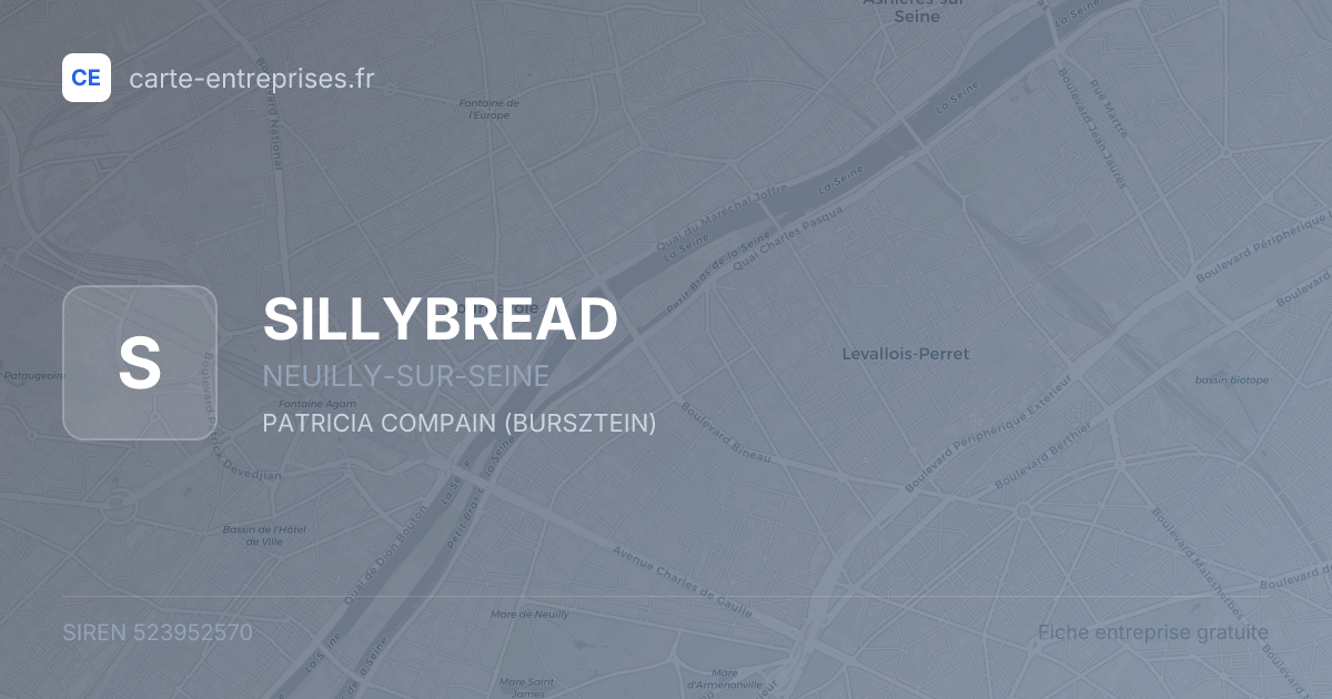 SILLYBREAD — 523952570 — fiche entreprise