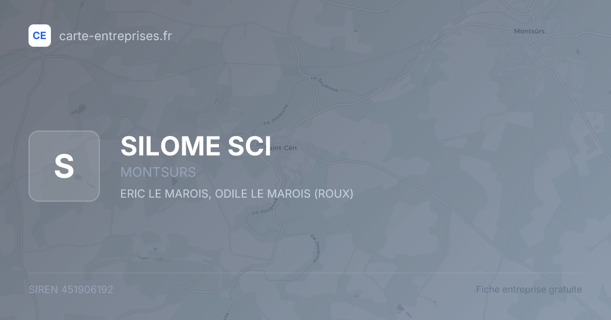 SILOME SCI — 451906192 — fiche entreprise