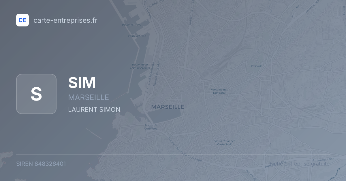 SIM — 848326401 — fiche entreprise