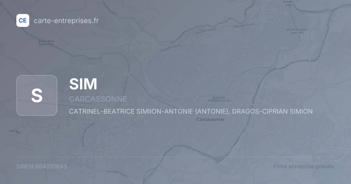 SIM — 994010643 — fiche entreprise