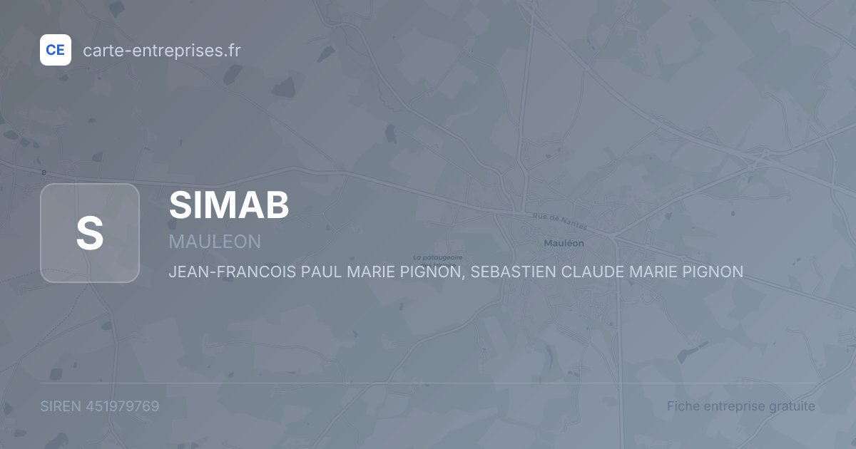 SIMAB — 451979769 — fiche entreprise