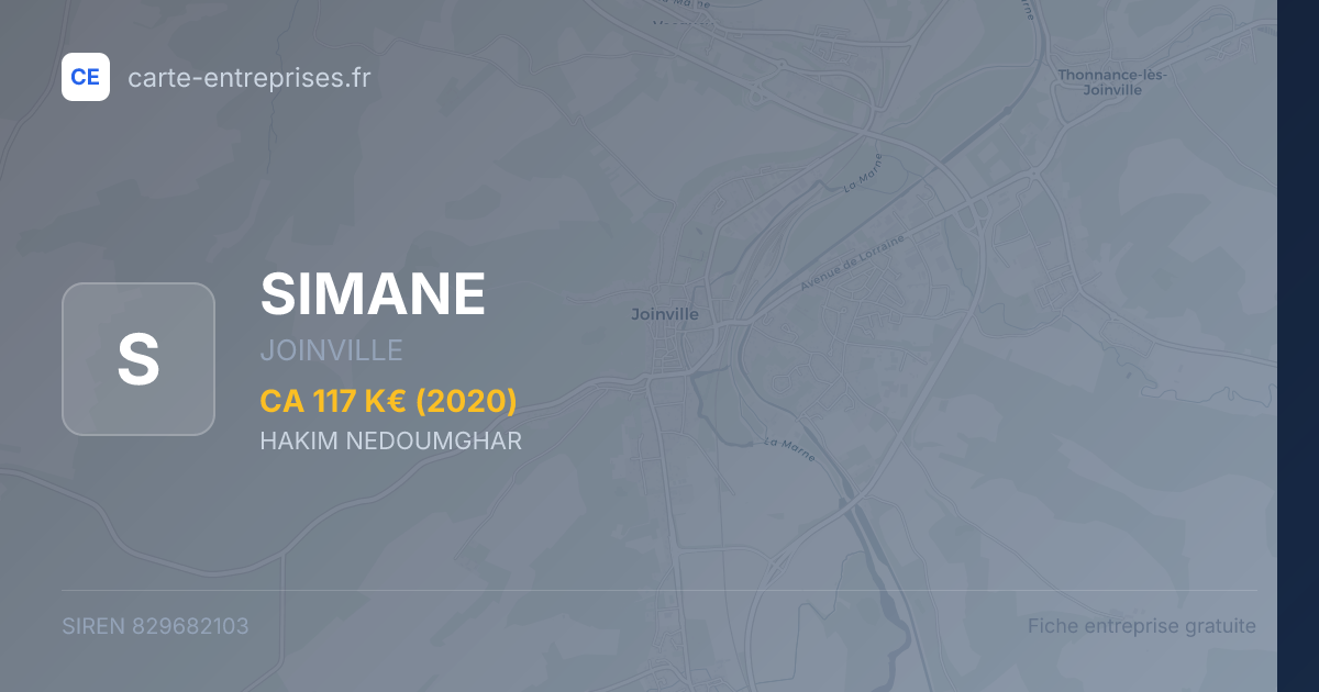SIMANE — 829682103 — fiche entreprise