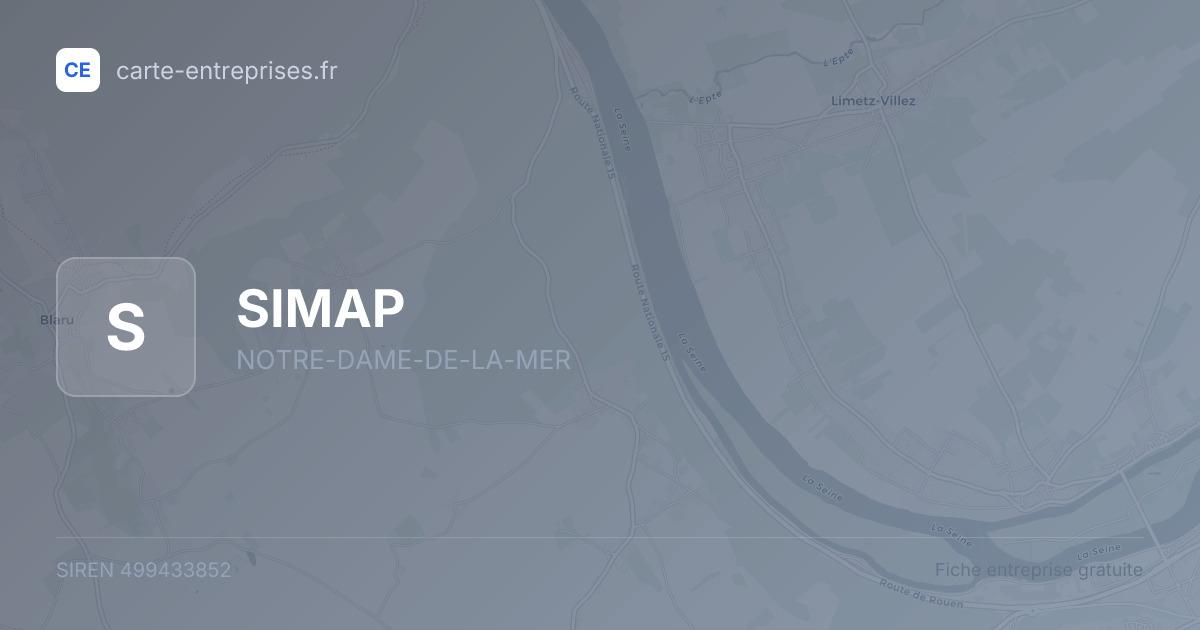 SIMAP — 499433852 — fiche entreprise