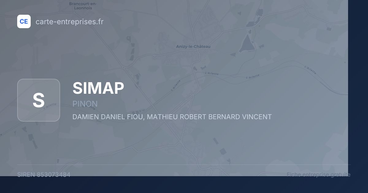SIMAP — 853073484 — fiche entreprise