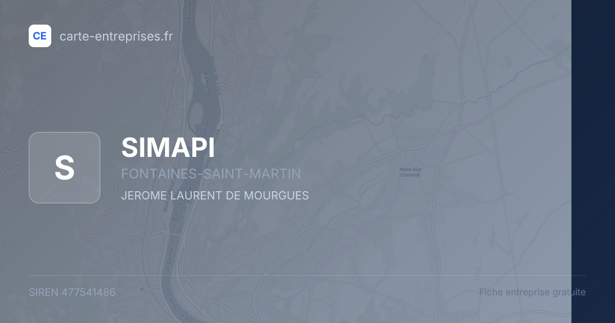 SIMAPI — 477541486 — fiche entreprise