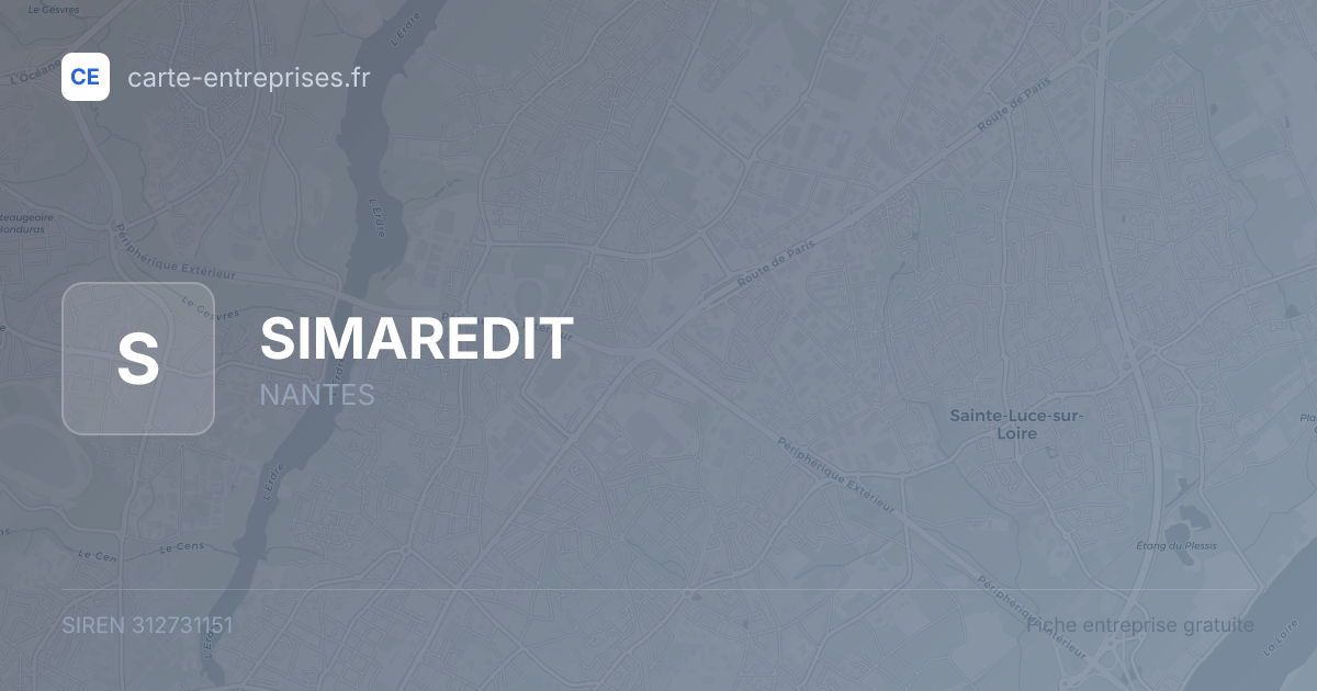 SIMAREDIT — 312731151 — fiche entreprise