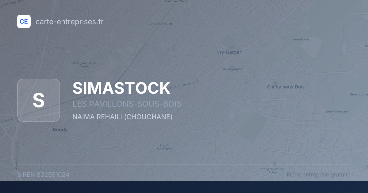 SIMASTOCK — 832951024 — fiche entreprise