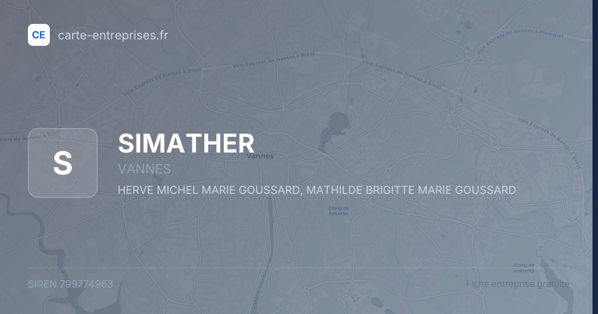 SIMATHER — 799774963 — fiche entreprise