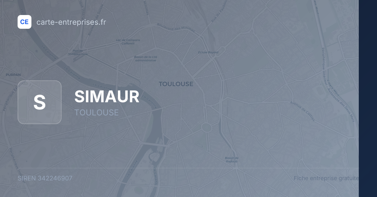 SIMAUR — 342246907 — fiche entreprise