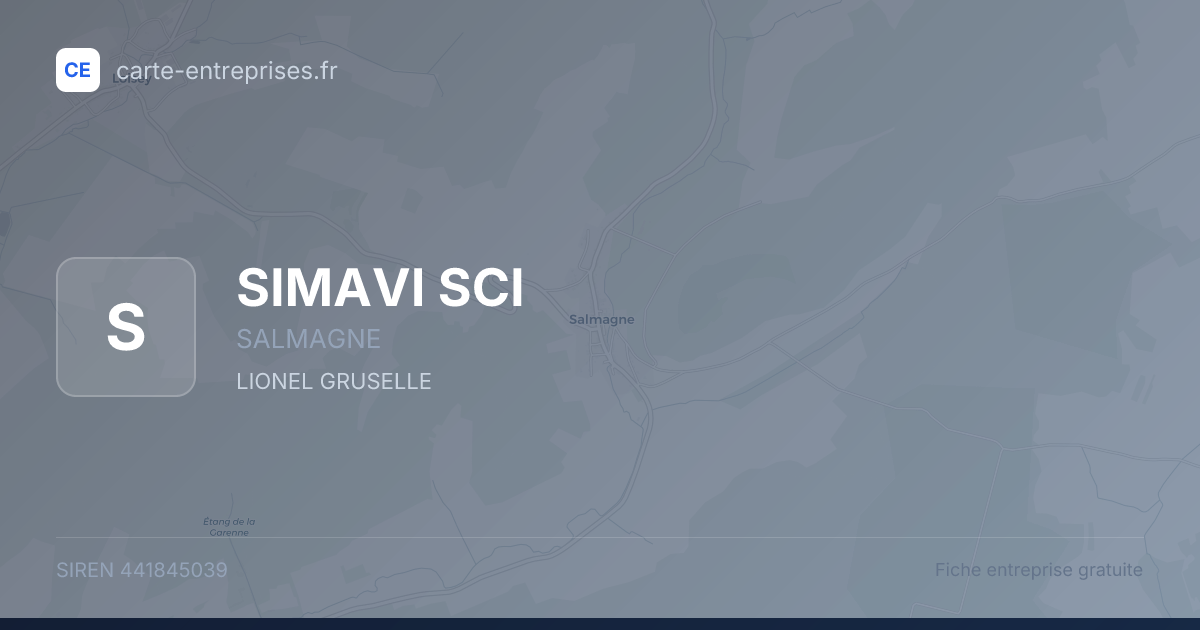 SIMAVI SCI — 441845039 — fiche entreprise