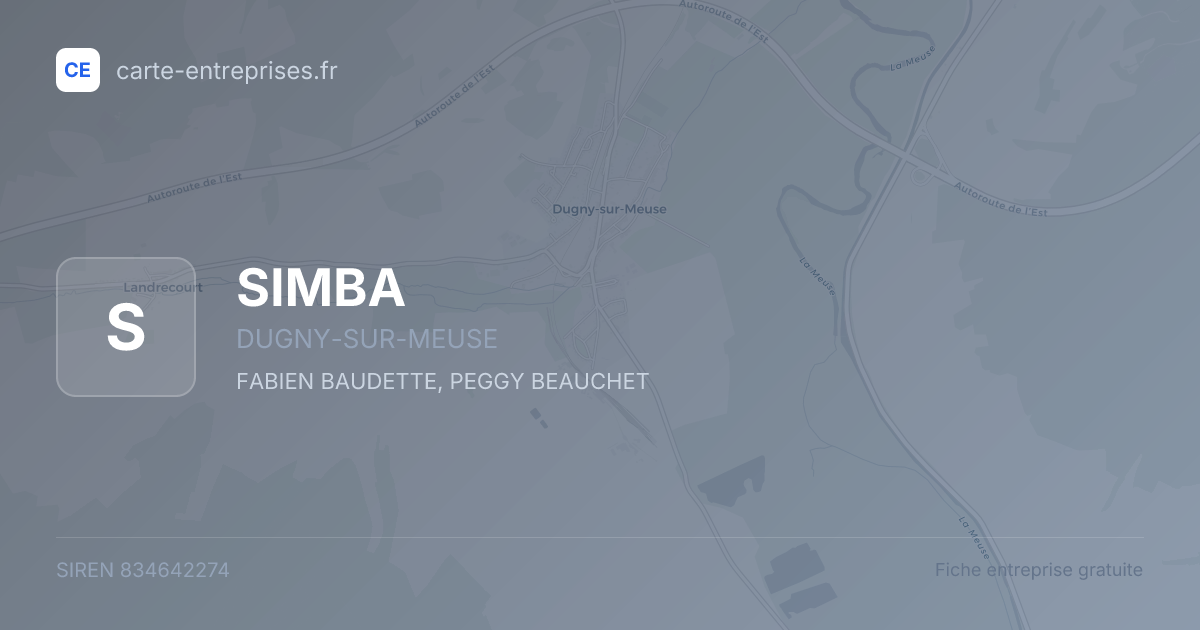 SIMBA — 834642274 — fiche entreprise