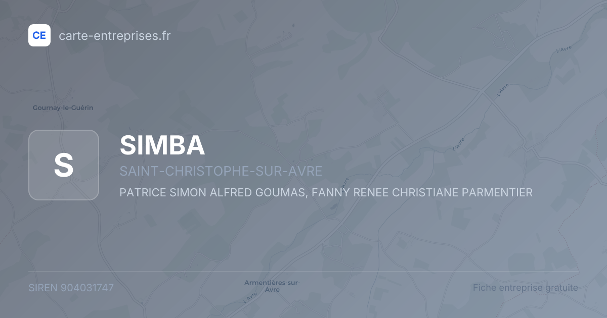 SIMBA — 904031747 — fiche entreprise