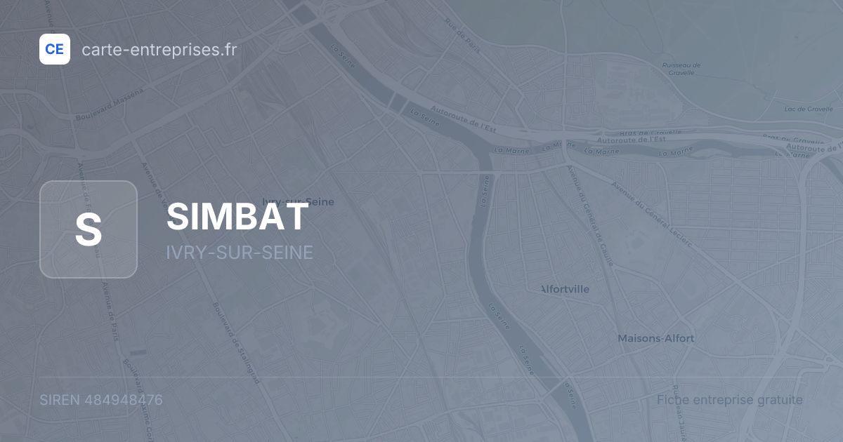 SIMBAT — 484948476 — fiche entreprise