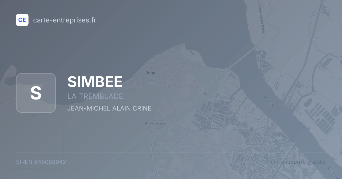 SIMBEE — 848089942 — fiche entreprise