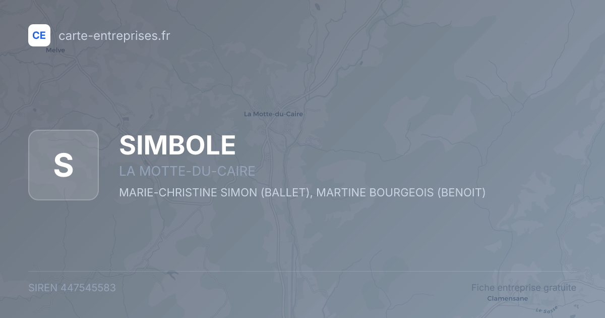 SIMBOLE — 447545583 — fiche entreprise