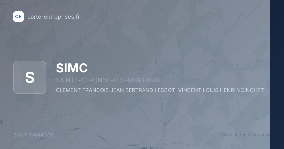 SIMC — 894440718 — fiche entreprise