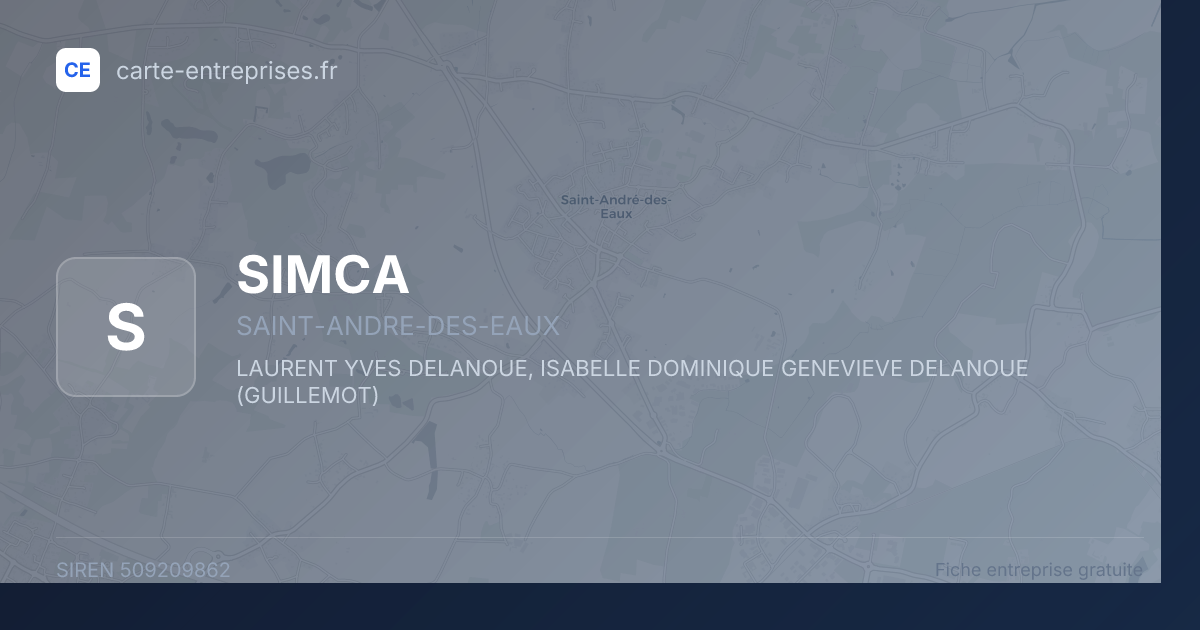 SIMCA — 509209862 — fiche entreprise
