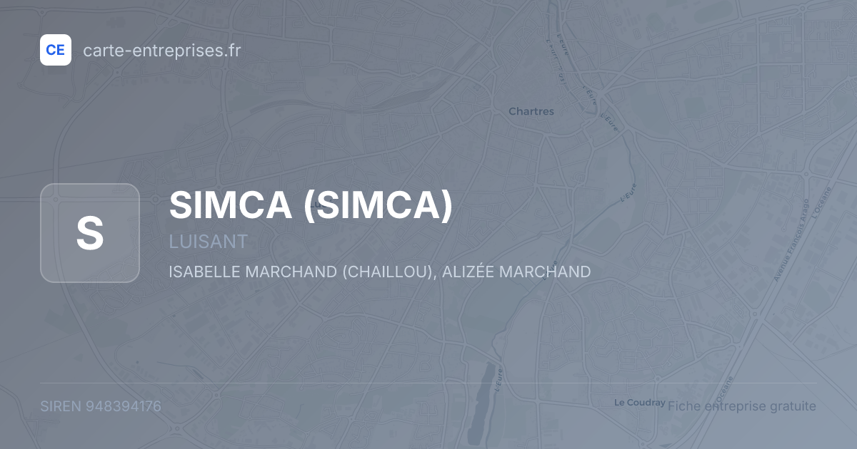 SIMCA — 948394176 — fiche entreprise