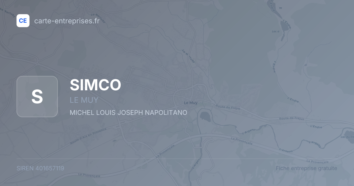 SIMCO — 401657119 — fiche entreprise