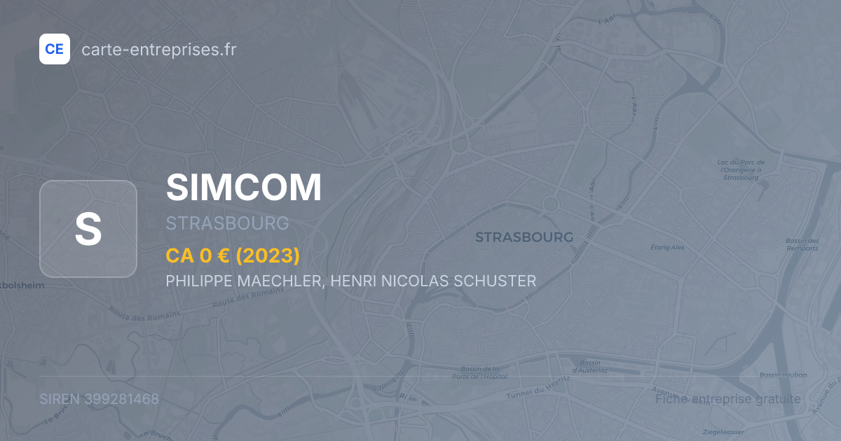 SIMCOM — 399281468 — fiche entreprise