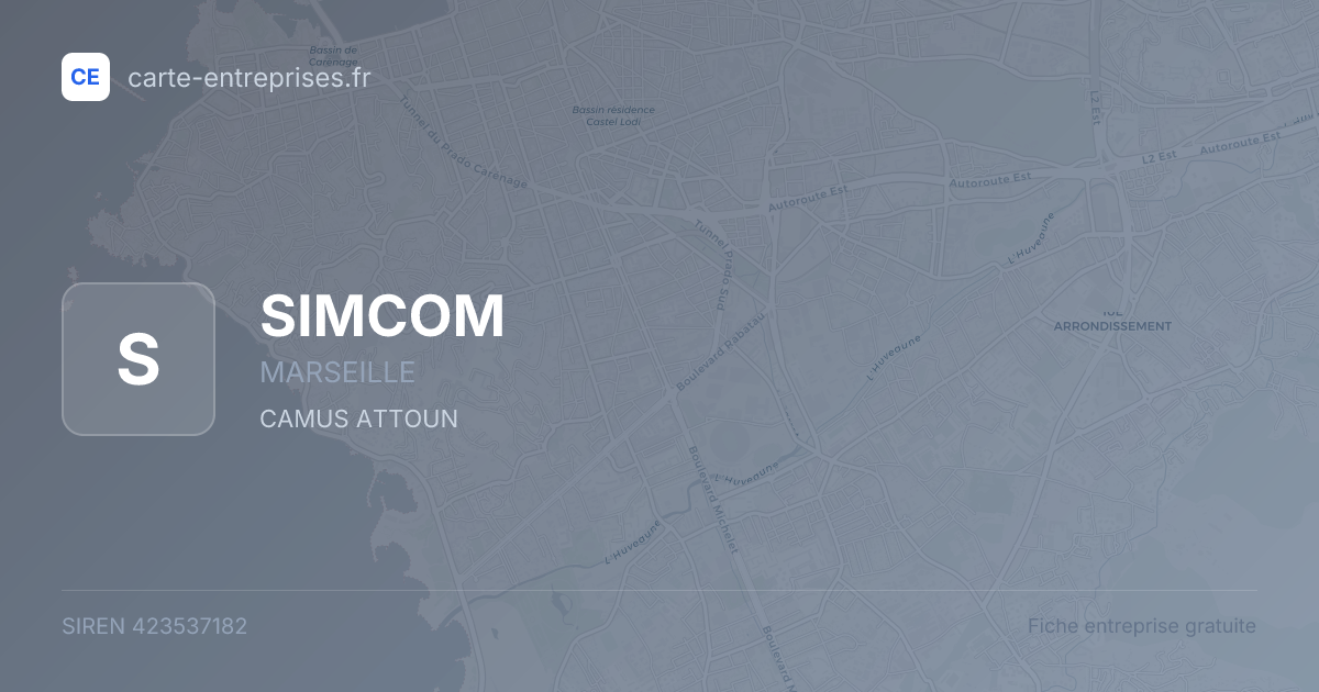 SIMCOM — 423537182 — fiche entreprise