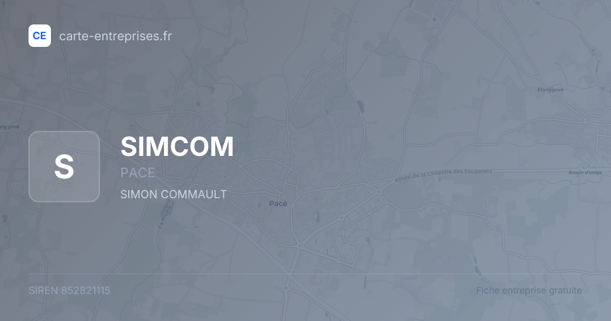SIMCOM — 852821115 — fiche entreprise