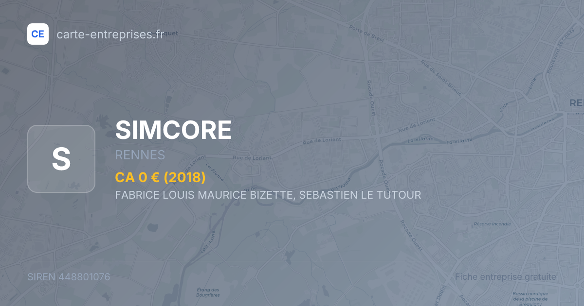 SIMCORE — 448801076 — fiche entreprise