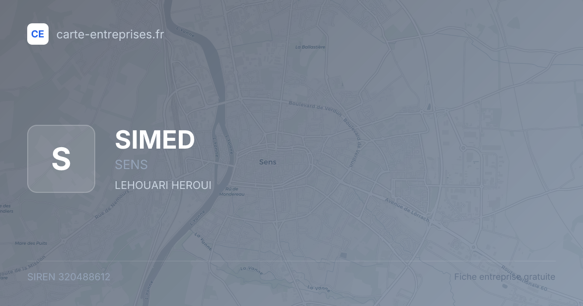 SIMED — 320488612 — fiche entreprise