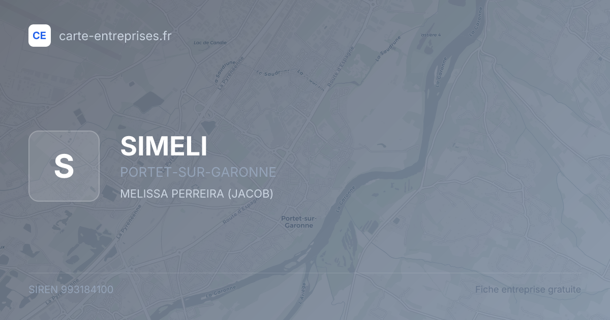 SIMELI — 993184100 — fiche entreprise