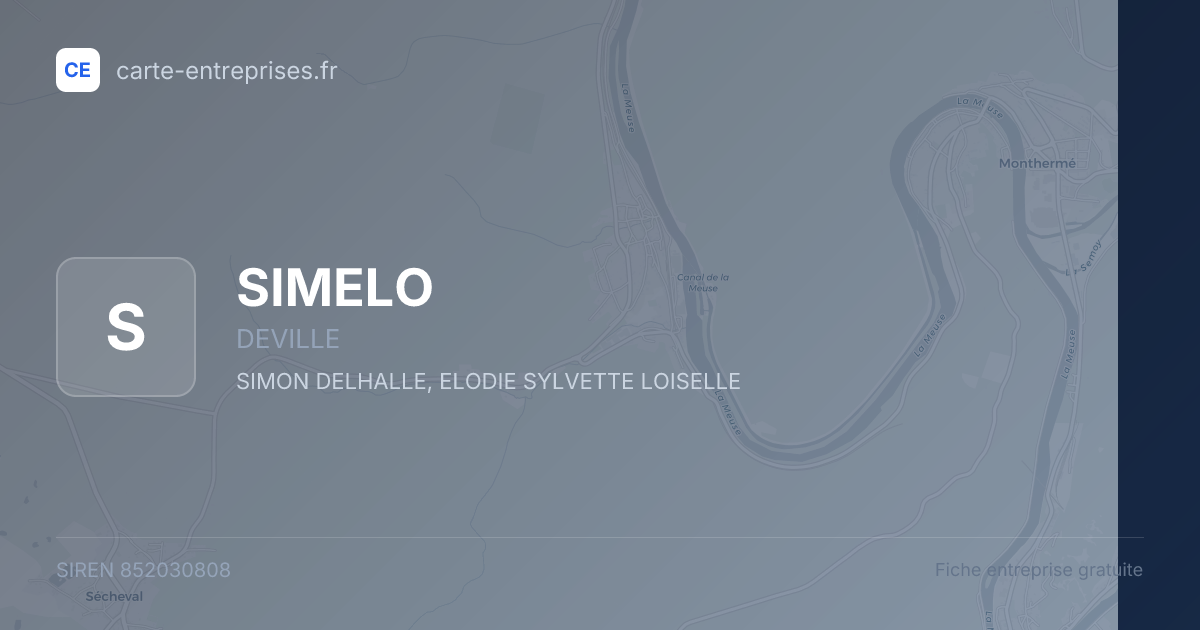 SIMELO — 852030808 — fiche entreprise